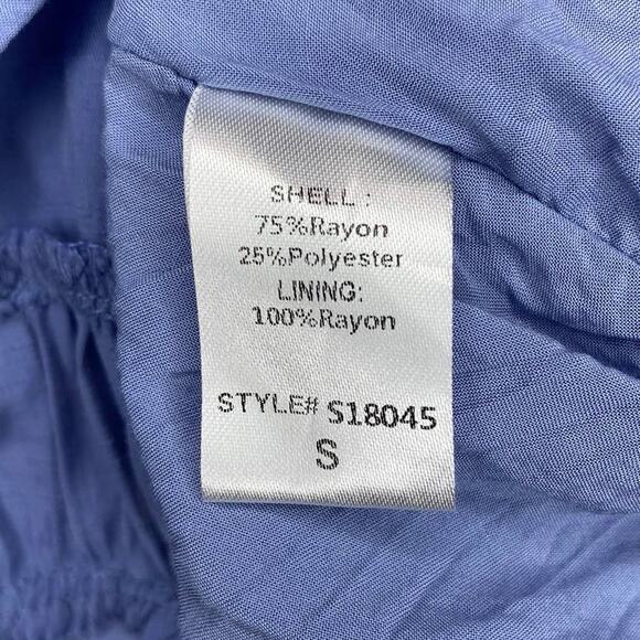 Talulah Sonoma Sundress High-Low Sleeveless Blue Size Small - Picture 4 of 5